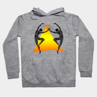 Ballerina Dancers with Triangle Hoodie